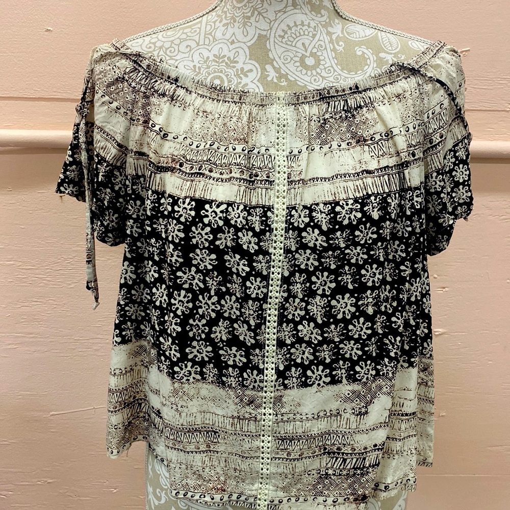 Michael Stars Off-the-shoulder Bohemian Print